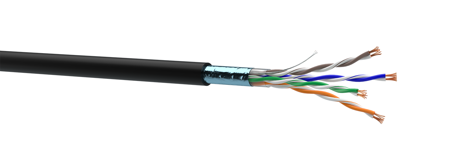 F/UTP Long Ethernet (AWG22) для універсального прокладання (PVC-S)