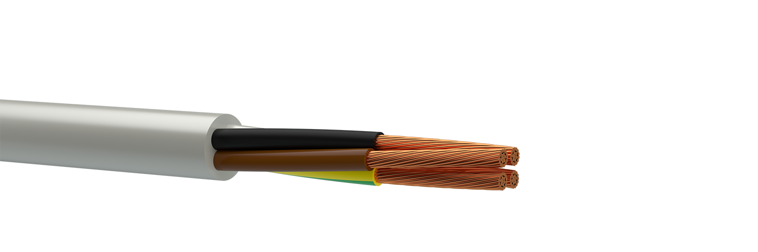 Гнучкий інсталяційний кабель H05VV-F 300/500 В з ізоляцією та оболонкою із ПВХ